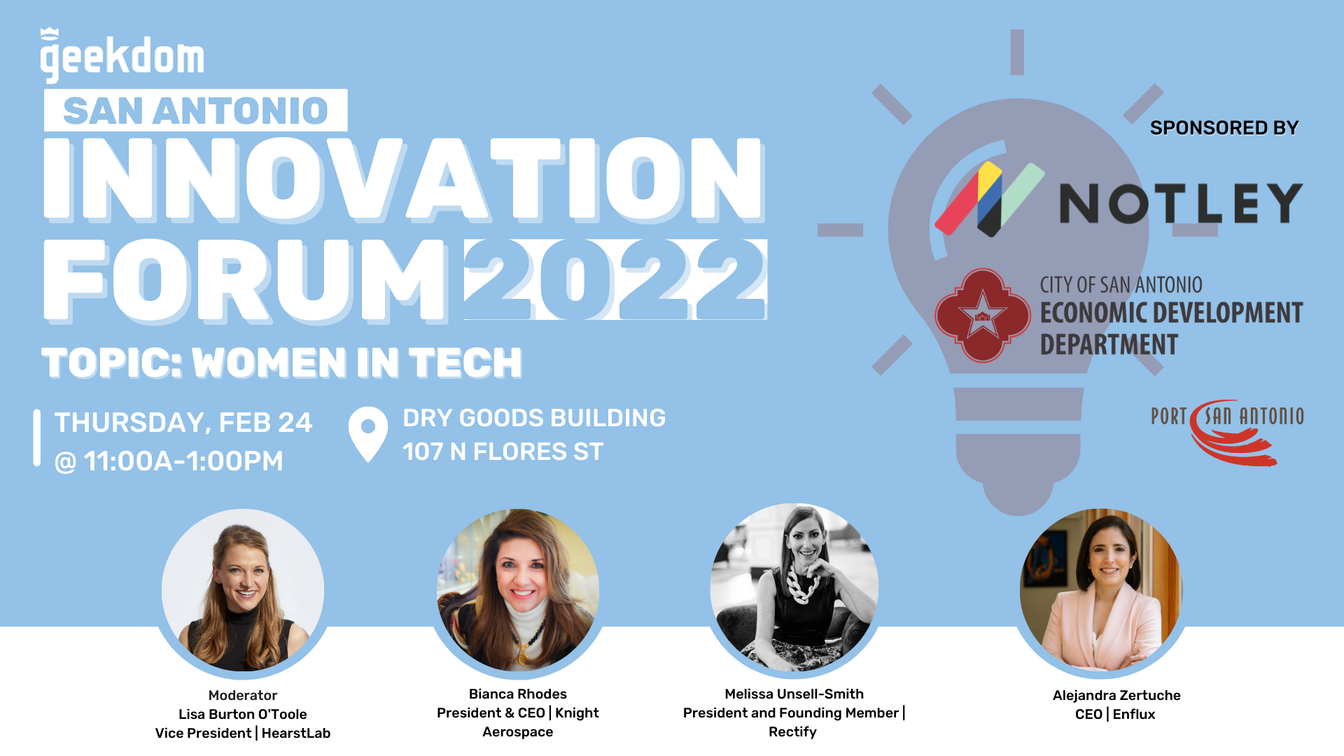 Innovation Forum Women in Tech